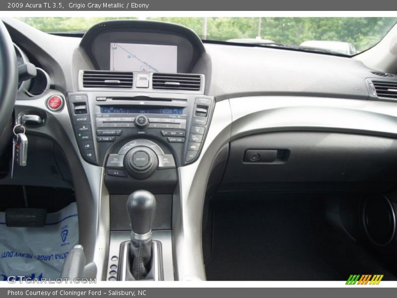 Grigio Gray Metallic / Ebony 2009 Acura TL 3.5