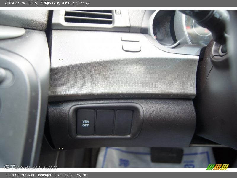 Grigio Gray Metallic / Ebony 2009 Acura TL 3.5