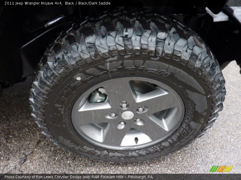 Black / Black/Dark Saddle 2011 Jeep Wrangler Mojave 4x4