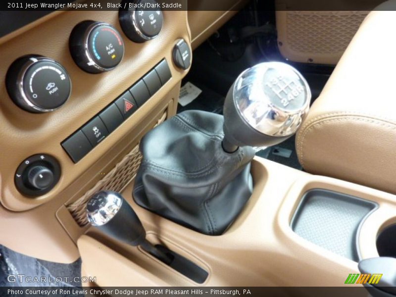 Black / Black/Dark Saddle 2011 Jeep Wrangler Mojave 4x4