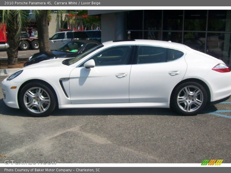 Carrara White / Luxor Beige 2010 Porsche Panamera 4S