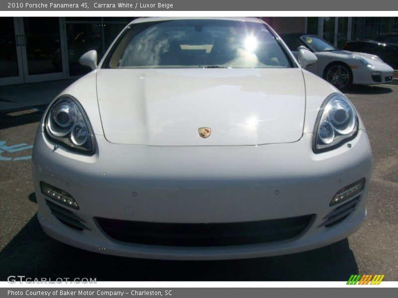 Carrara White / Luxor Beige 2010 Porsche Panamera 4S
