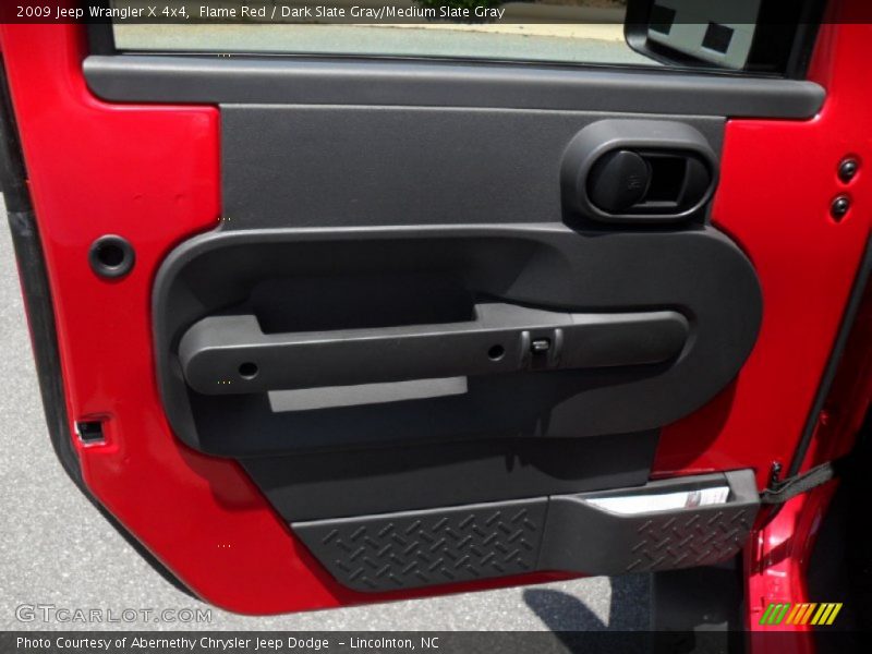 Flame Red / Dark Slate Gray/Medium Slate Gray 2009 Jeep Wrangler X 4x4