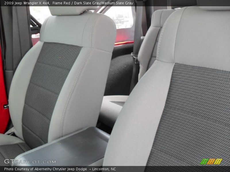 Flame Red / Dark Slate Gray/Medium Slate Gray 2009 Jeep Wrangler X 4x4
