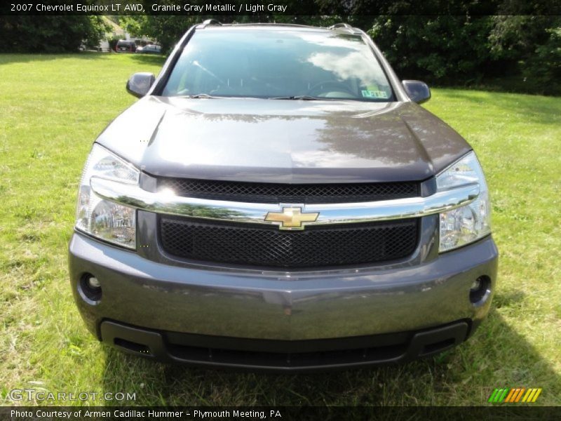 Granite Gray Metallic / Light Gray 2007 Chevrolet Equinox LT AWD