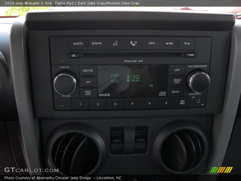 Flame Red / Dark Slate Gray/Medium Slate Gray 2009 Jeep Wrangler X 4x4