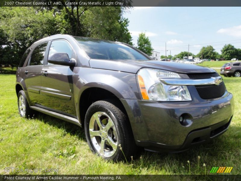 Granite Gray Metallic / Light Gray 2007 Chevrolet Equinox LT AWD