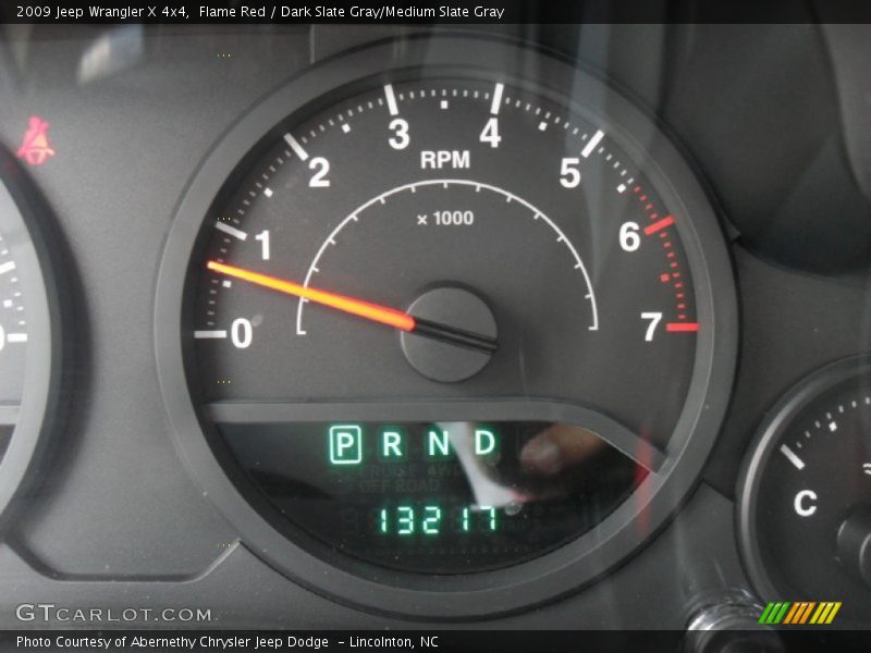 Flame Red / Dark Slate Gray/Medium Slate Gray 2009 Jeep Wrangler X 4x4