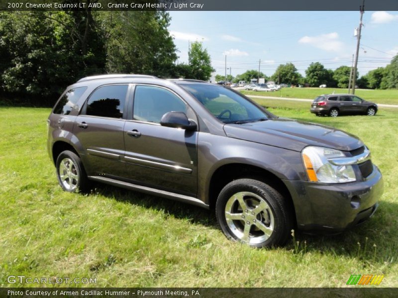 Granite Gray Metallic / Light Gray 2007 Chevrolet Equinox LT AWD