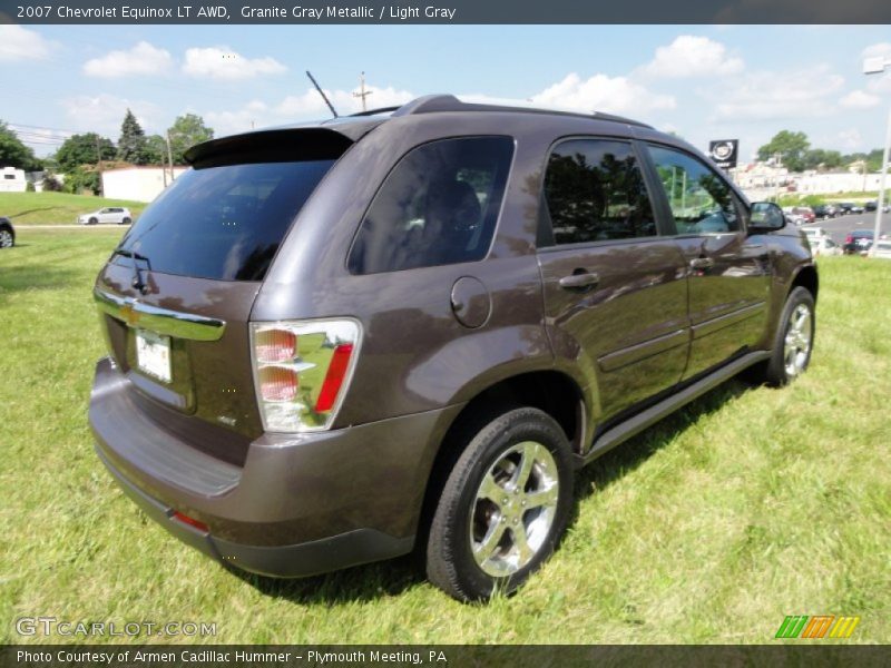 Granite Gray Metallic / Light Gray 2007 Chevrolet Equinox LT AWD