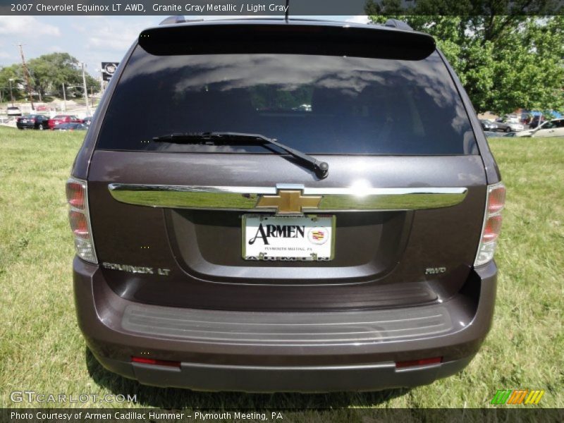 Granite Gray Metallic / Light Gray 2007 Chevrolet Equinox LT AWD