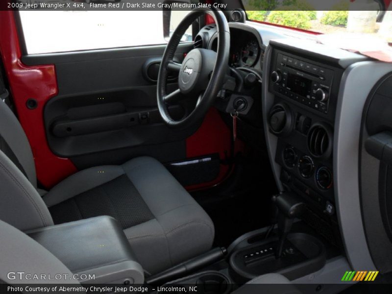 Flame Red / Dark Slate Gray/Medium Slate Gray 2009 Jeep Wrangler X 4x4