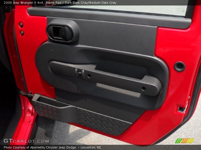 Flame Red / Dark Slate Gray/Medium Slate Gray 2009 Jeep Wrangler X 4x4
