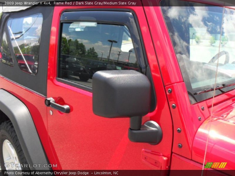 Flame Red / Dark Slate Gray/Medium Slate Gray 2009 Jeep Wrangler X 4x4