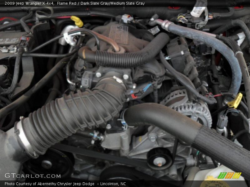 Flame Red / Dark Slate Gray/Medium Slate Gray 2009 Jeep Wrangler X 4x4