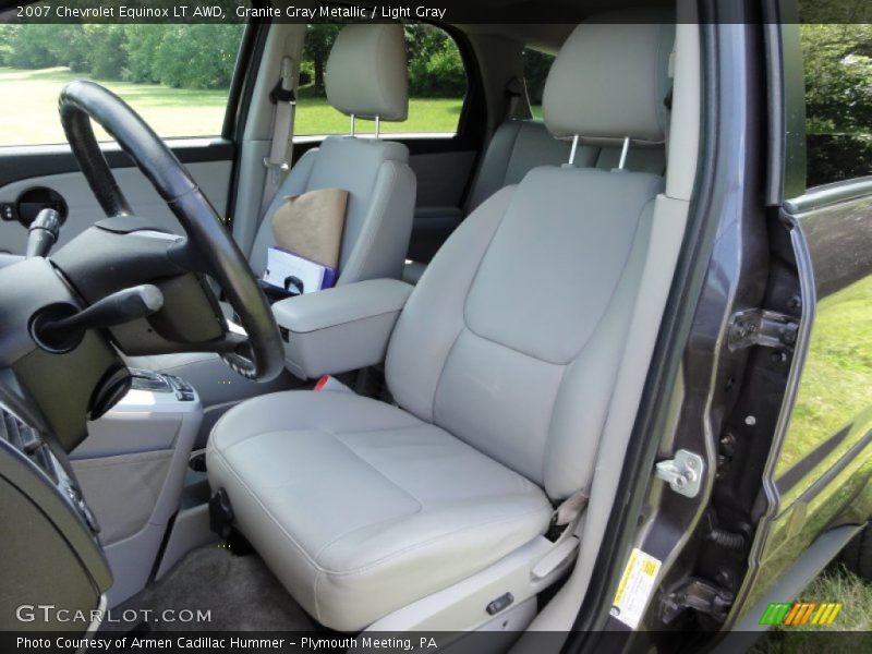 Granite Gray Metallic / Light Gray 2007 Chevrolet Equinox LT AWD