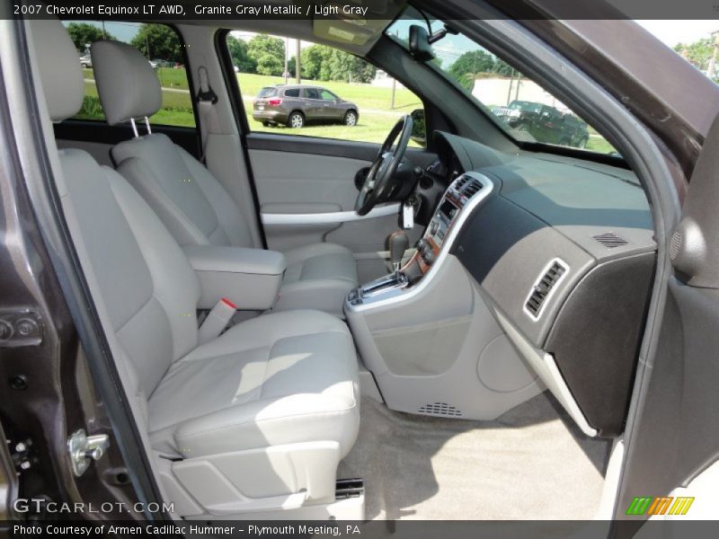 Granite Gray Metallic / Light Gray 2007 Chevrolet Equinox LT AWD