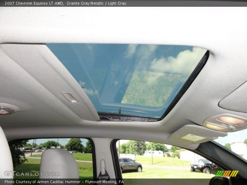Granite Gray Metallic / Light Gray 2007 Chevrolet Equinox LT AWD