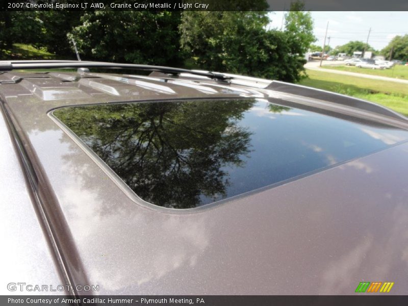 Granite Gray Metallic / Light Gray 2007 Chevrolet Equinox LT AWD