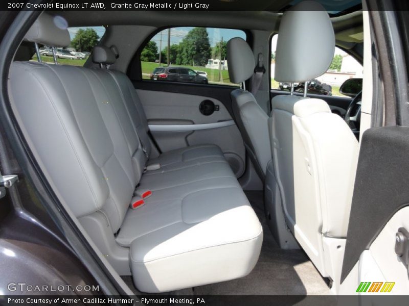 Granite Gray Metallic / Light Gray 2007 Chevrolet Equinox LT AWD
