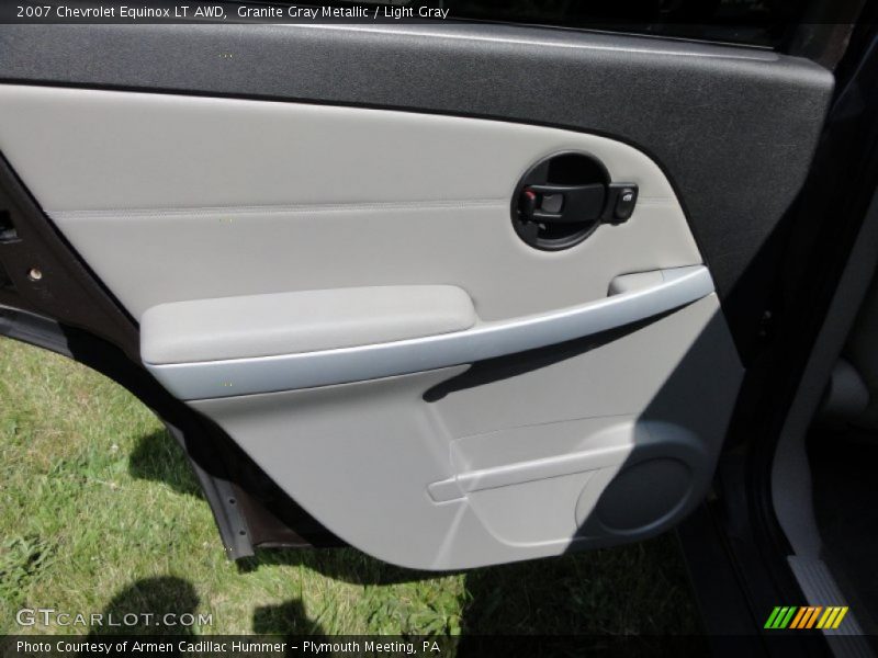 Granite Gray Metallic / Light Gray 2007 Chevrolet Equinox LT AWD