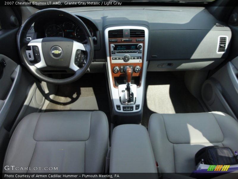 Granite Gray Metallic / Light Gray 2007 Chevrolet Equinox LT AWD