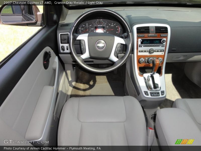 Granite Gray Metallic / Light Gray 2007 Chevrolet Equinox LT AWD