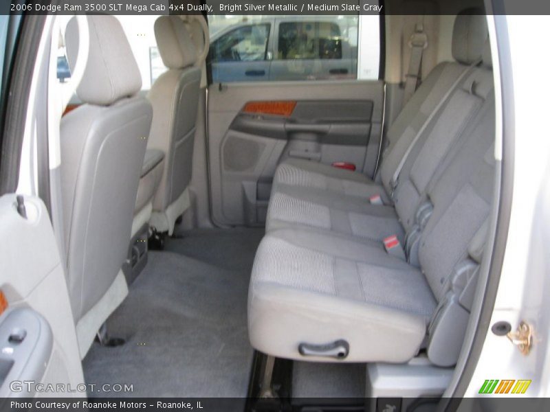 Bright Silver Metallic / Medium Slate Gray 2006 Dodge Ram 3500 SLT Mega Cab 4x4 Dually
