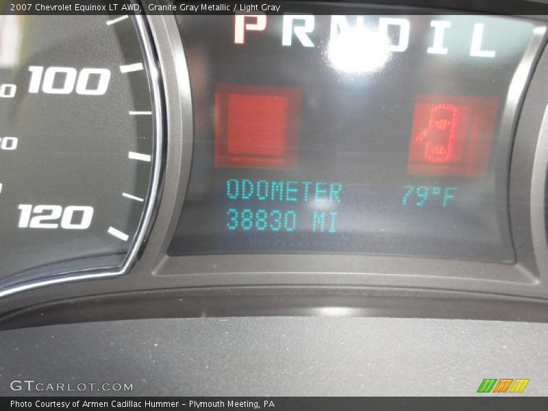 Granite Gray Metallic / Light Gray 2007 Chevrolet Equinox LT AWD