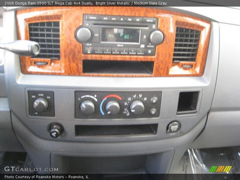 Bright Silver Metallic / Medium Slate Gray 2006 Dodge Ram 3500 SLT Mega Cab 4x4 Dually