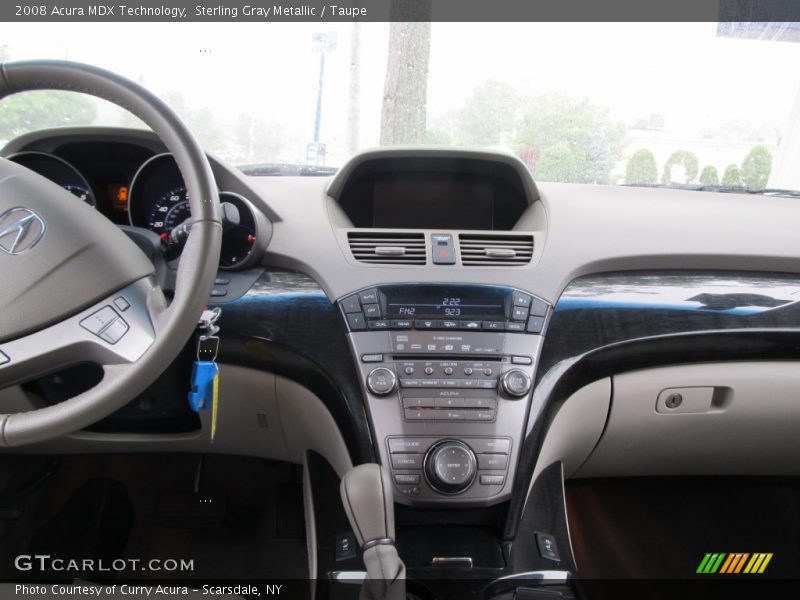 Sterling Gray Metallic / Taupe 2008 Acura MDX Technology