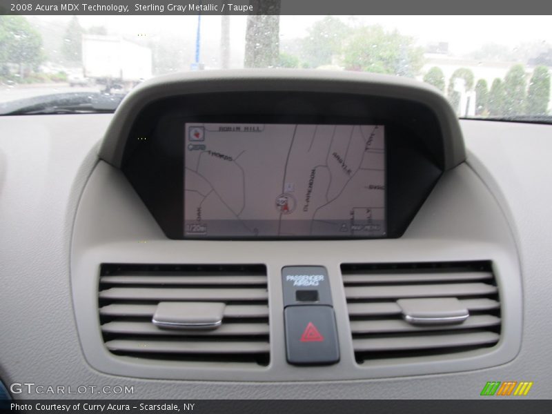Sterling Gray Metallic / Taupe 2008 Acura MDX Technology