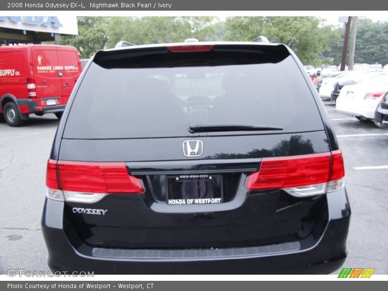 Nighthawk Black Pearl / Ivory 2008 Honda Odyssey EX-L