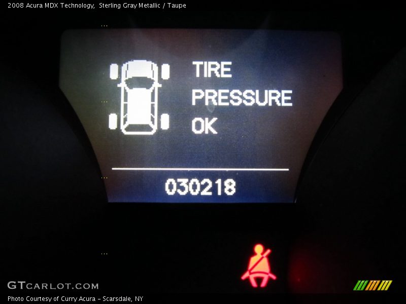 Sterling Gray Metallic / Taupe 2008 Acura MDX Technology