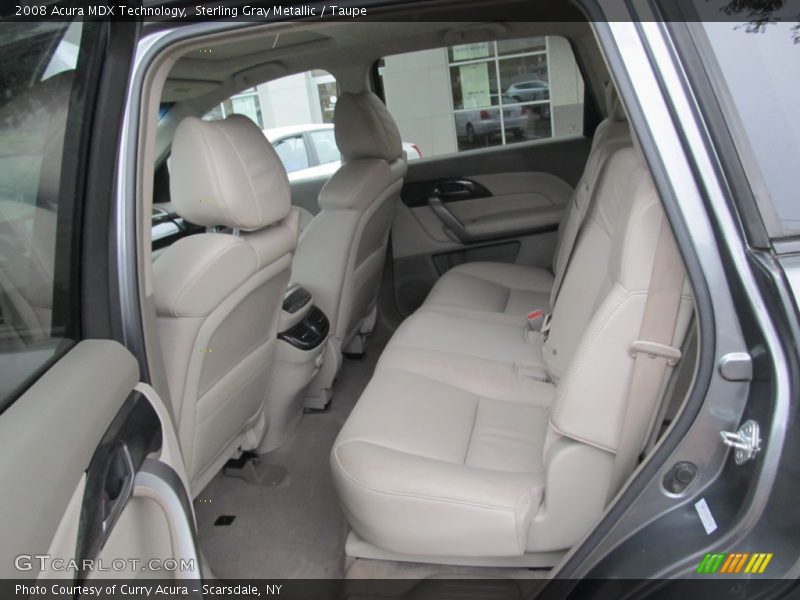 Sterling Gray Metallic / Taupe 2008 Acura MDX Technology