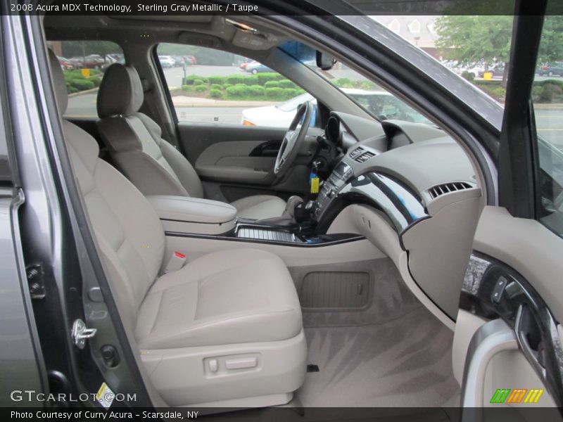 Sterling Gray Metallic / Taupe 2008 Acura MDX Technology