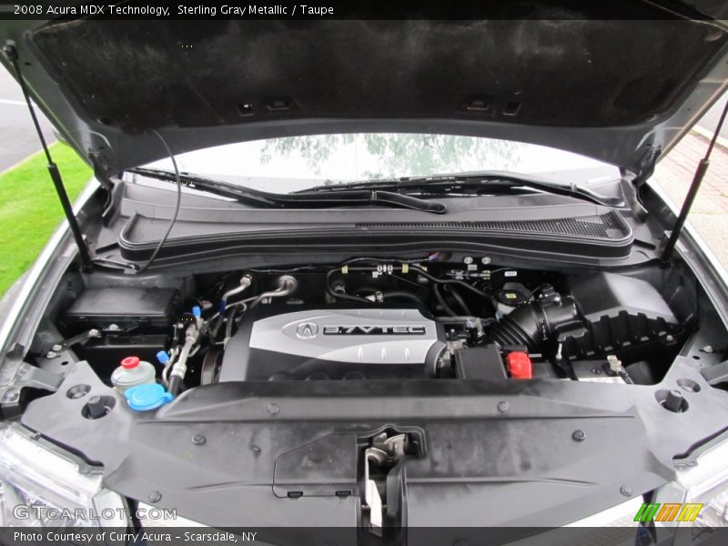 Sterling Gray Metallic / Taupe 2008 Acura MDX Technology