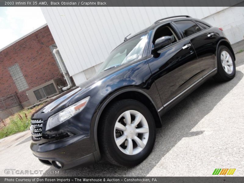 Black Obsidian / Graphite Black 2003 Infiniti FX 35 AWD