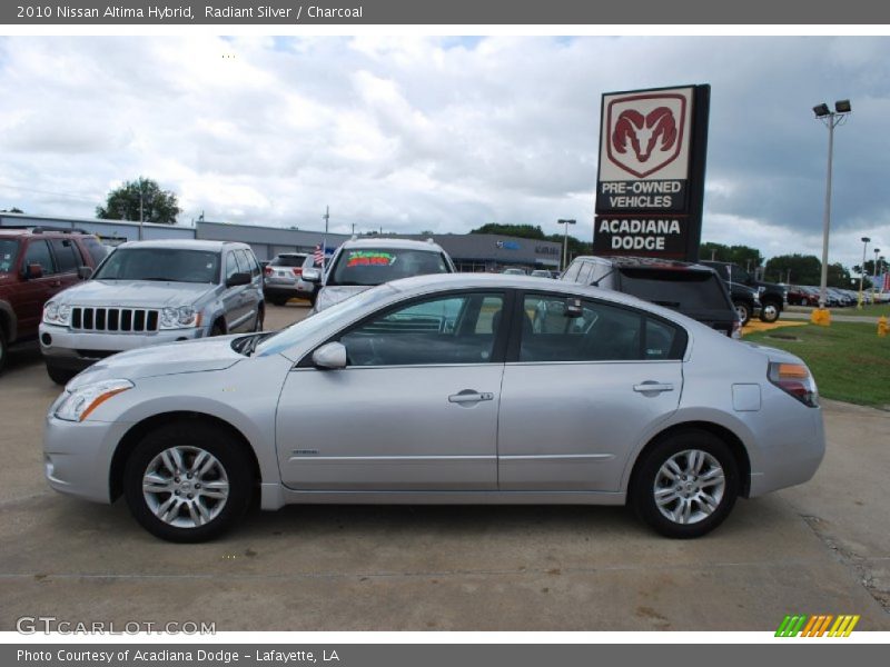 Radiant Silver / Charcoal 2010 Nissan Altima Hybrid