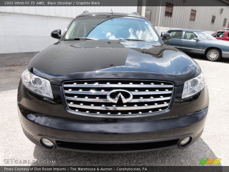 Black Obsidian / Graphite Black 2003 Infiniti FX 35 AWD