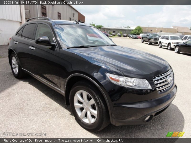 Black Obsidian / Graphite Black 2003 Infiniti FX 35 AWD