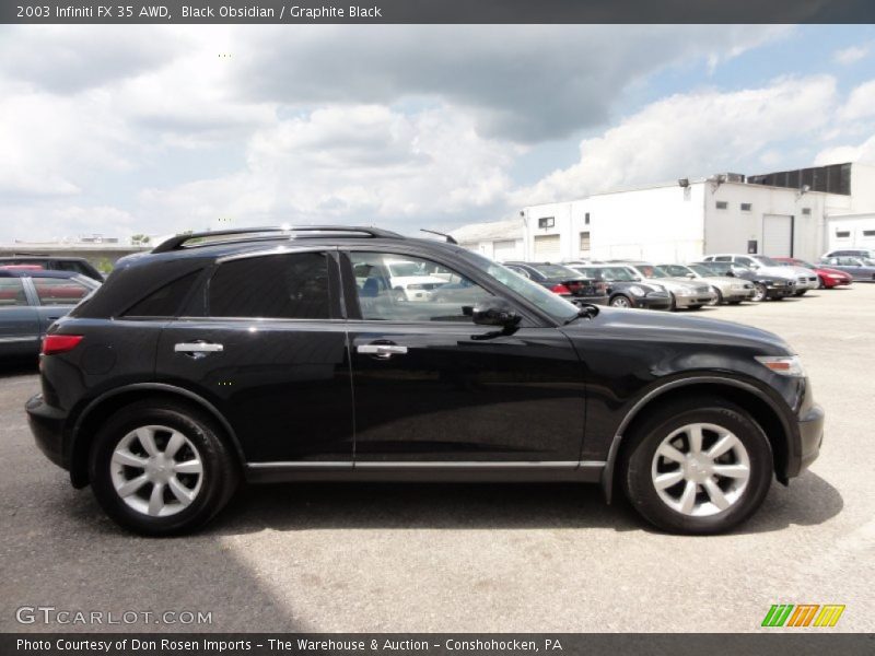 Black Obsidian / Graphite Black 2003 Infiniti FX 35 AWD