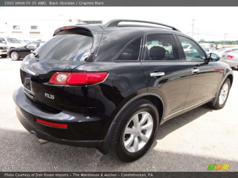 Black Obsidian / Graphite Black 2003 Infiniti FX 35 AWD