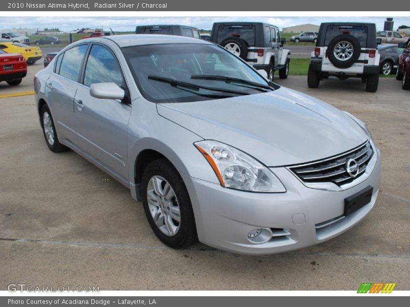 Radiant Silver / Charcoal 2010 Nissan Altima Hybrid