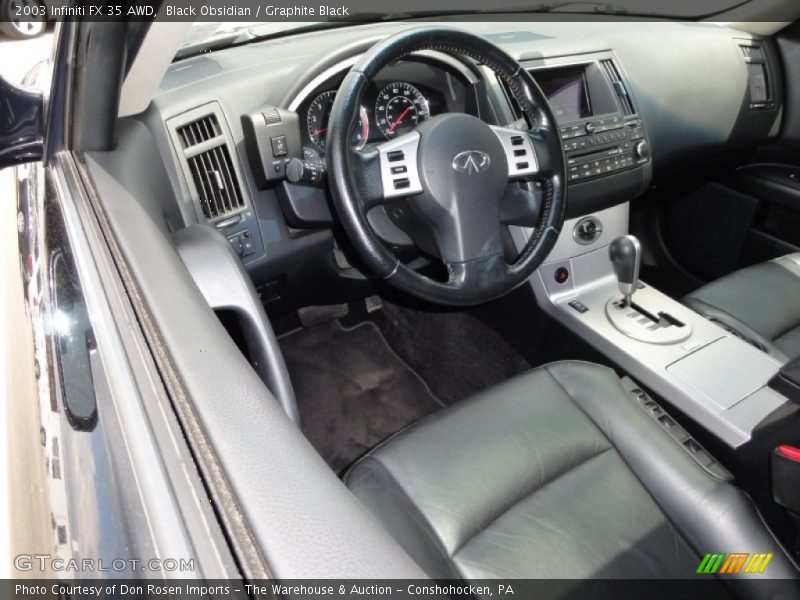 Black Obsidian / Graphite Black 2003 Infiniti FX 35 AWD