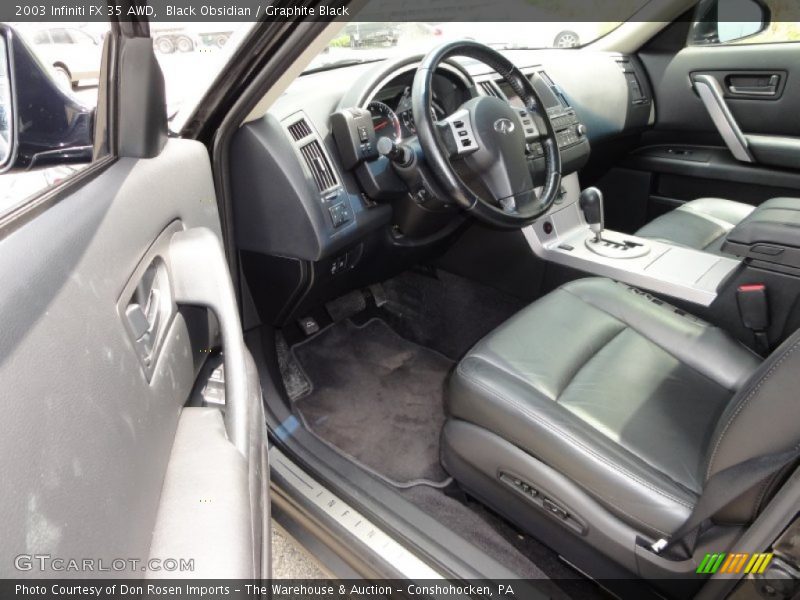 Black Obsidian / Graphite Black 2003 Infiniti FX 35 AWD
