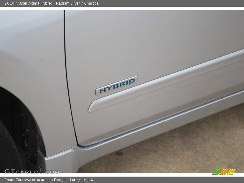 Radiant Silver / Charcoal 2010 Nissan Altima Hybrid