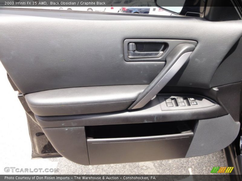 Black Obsidian / Graphite Black 2003 Infiniti FX 35 AWD
