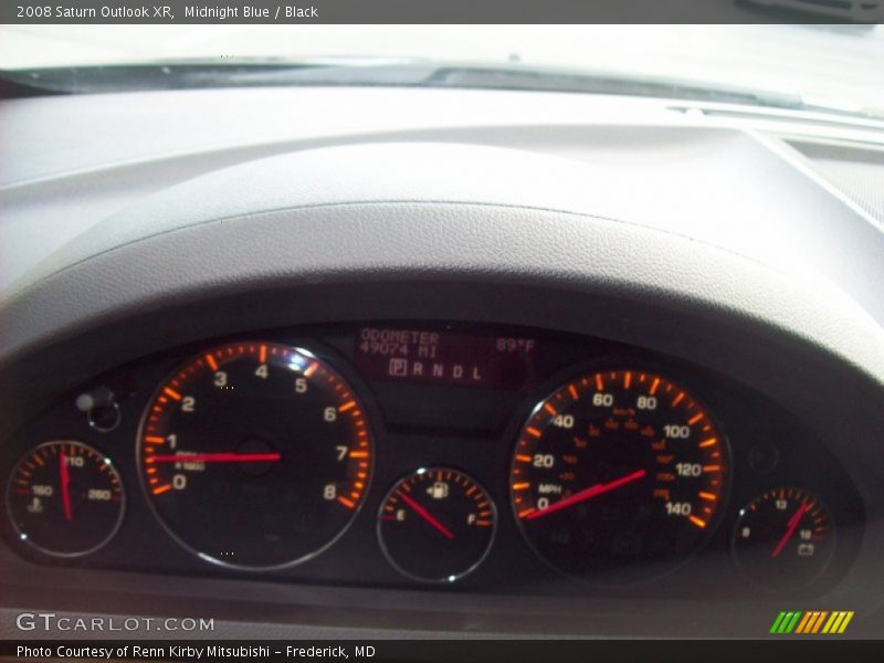 Midnight Blue / Black 2008 Saturn Outlook XR