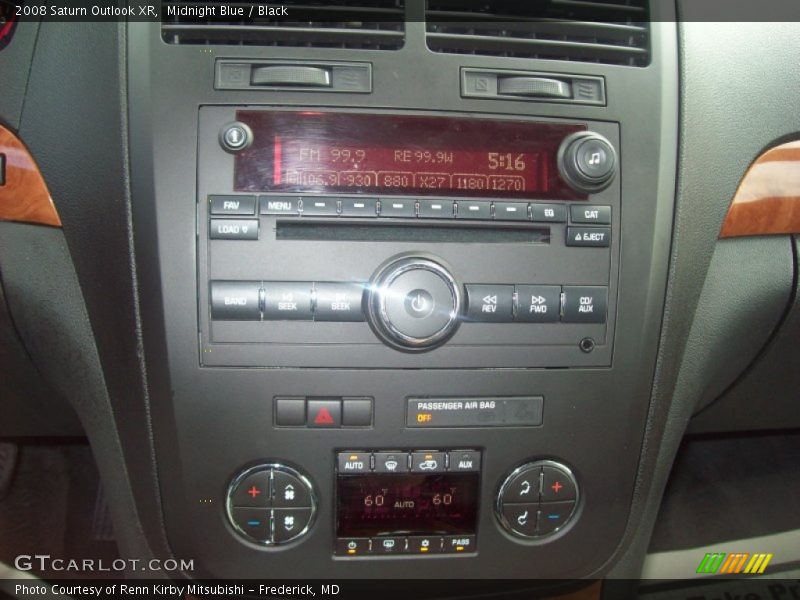 Midnight Blue / Black 2008 Saturn Outlook XR